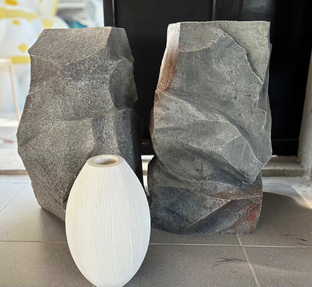 Sculpture Fabrication Thailand Sculpture Object Nine รับทำงานประติมากรรม รับผลิตงานประติมากรรม รับออกแบบงานประติมากรรม ยกระดับพื้นที่ด้วยประติมากรรมหินเทียม ดีไซน์ธรรมชาติ เติมเต็มความผ่อนคลายอย่างมีสไตล์